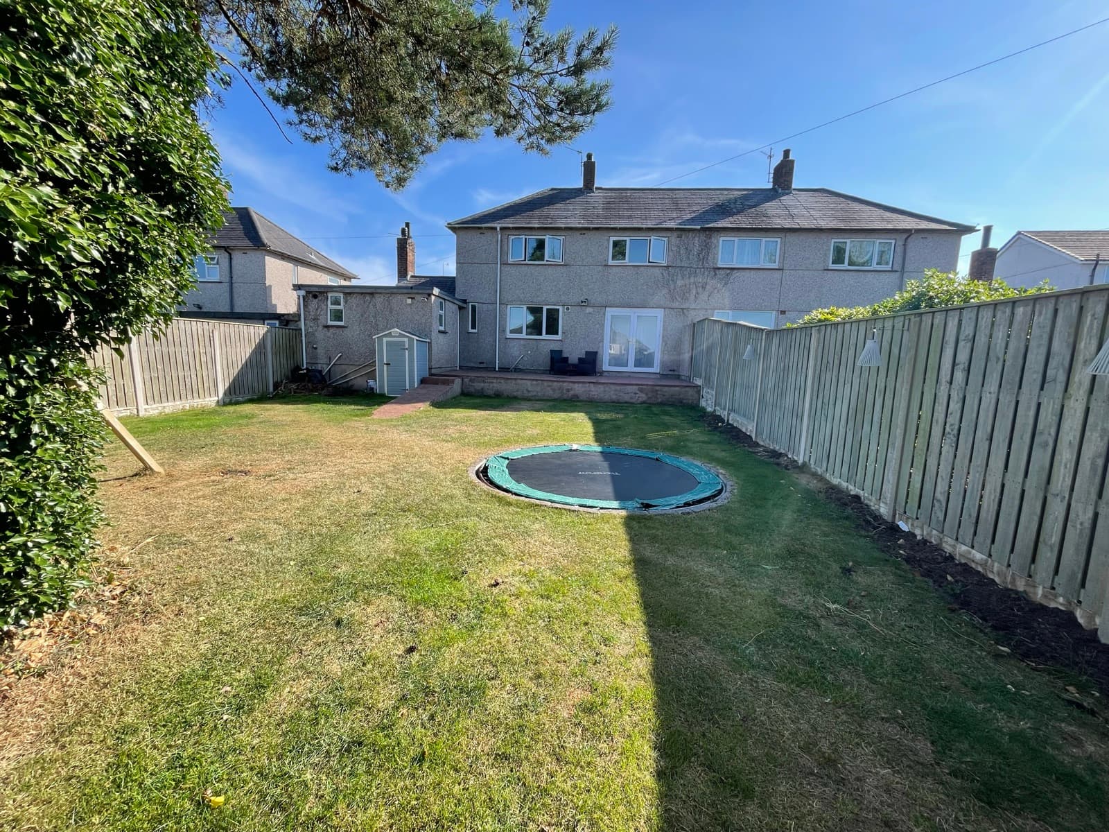 Enclosed rear garden
