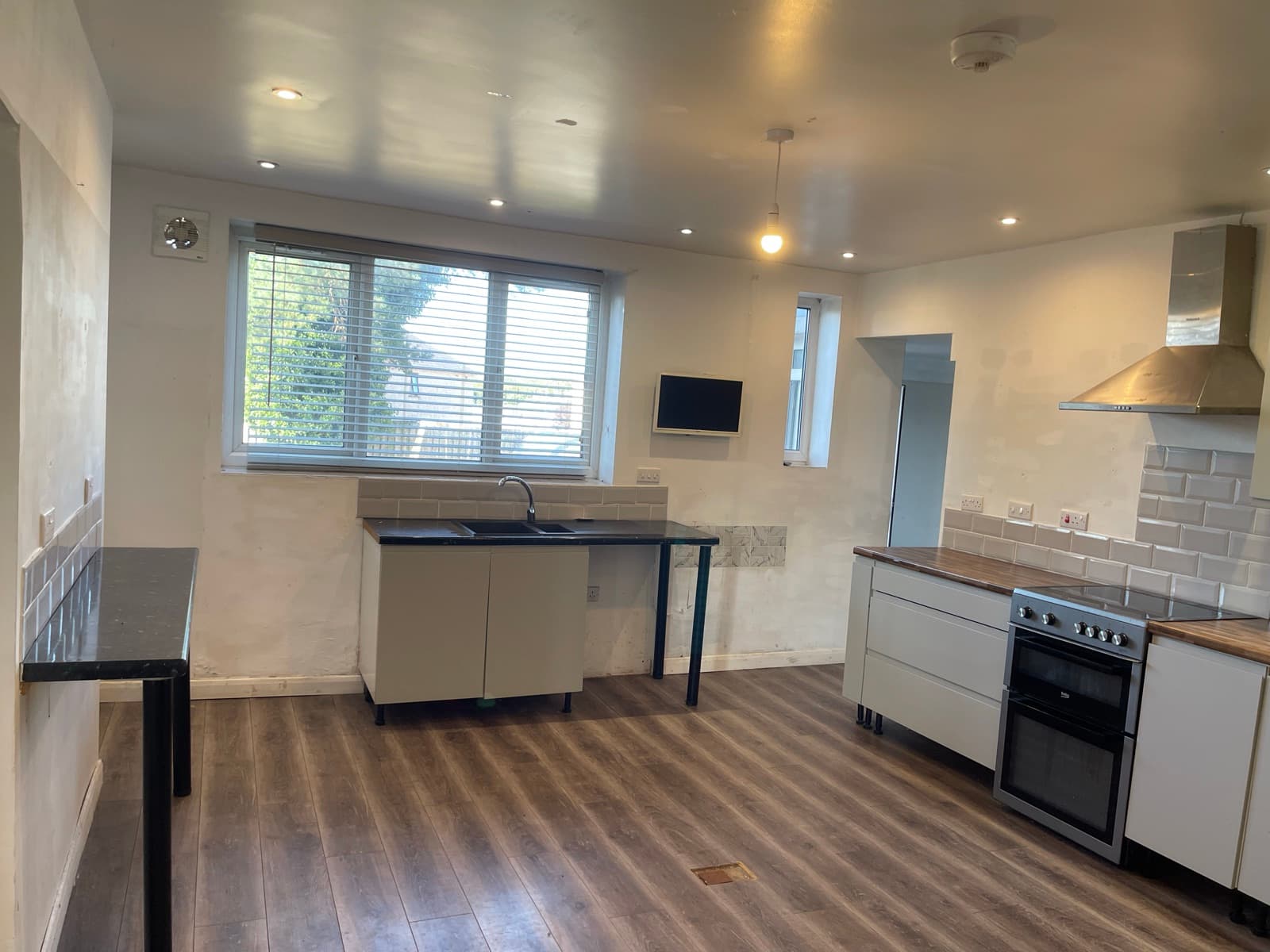 Kitchen and dining area