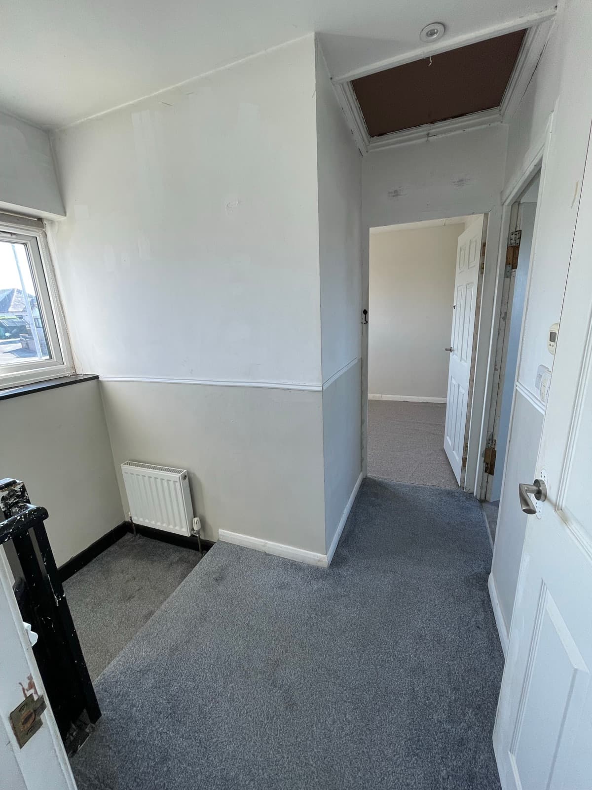 Landing with loft access
