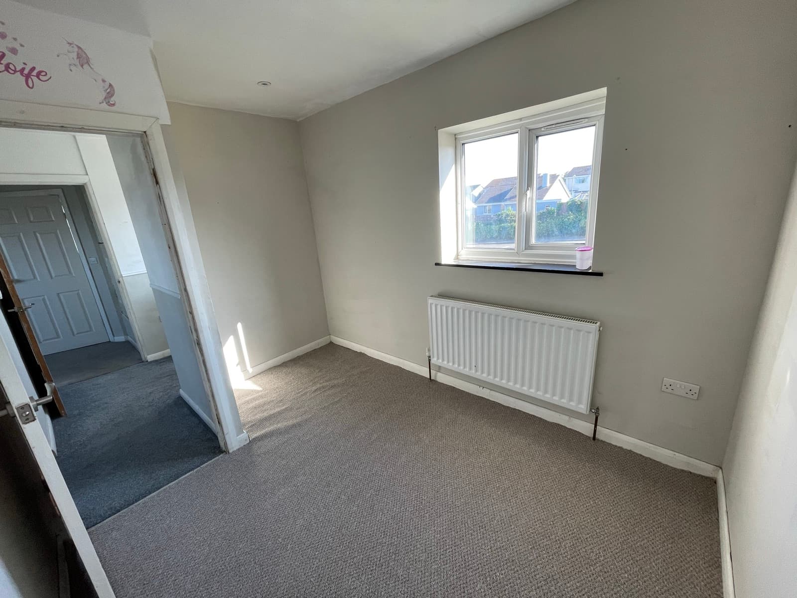 Bedroom 3 with window to the front